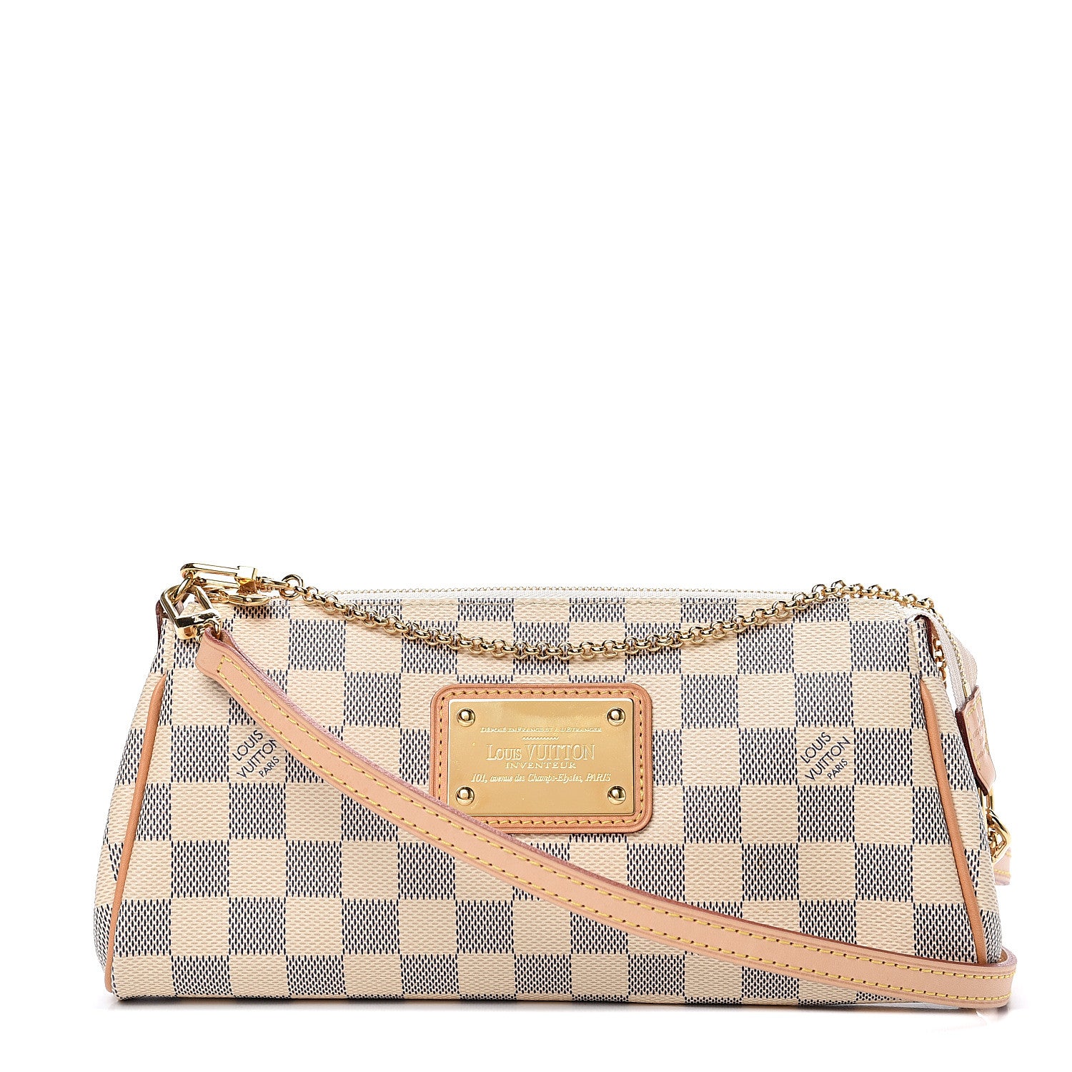 Louis Vuitton Damier Azur Eva Clutch 1 of 10