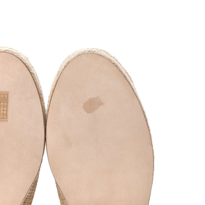 Chanel Lambskin Grosgrain CC Espadrille Mules 41 Black 6 of 10