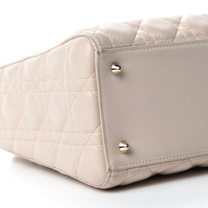 Christian Dior Lambskin Cannage Medium Lady Dior Light Pink 6 of 15