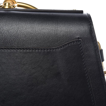 Chloe Calfskin Suede Medium Nile Bracelet Bag Black 11 of 11