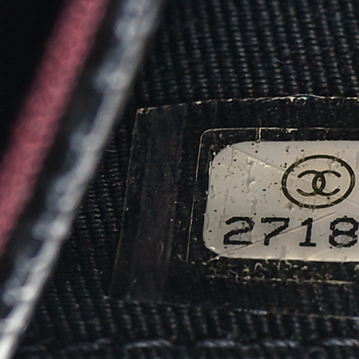 Caviar Quilted Flap Card Holder Black