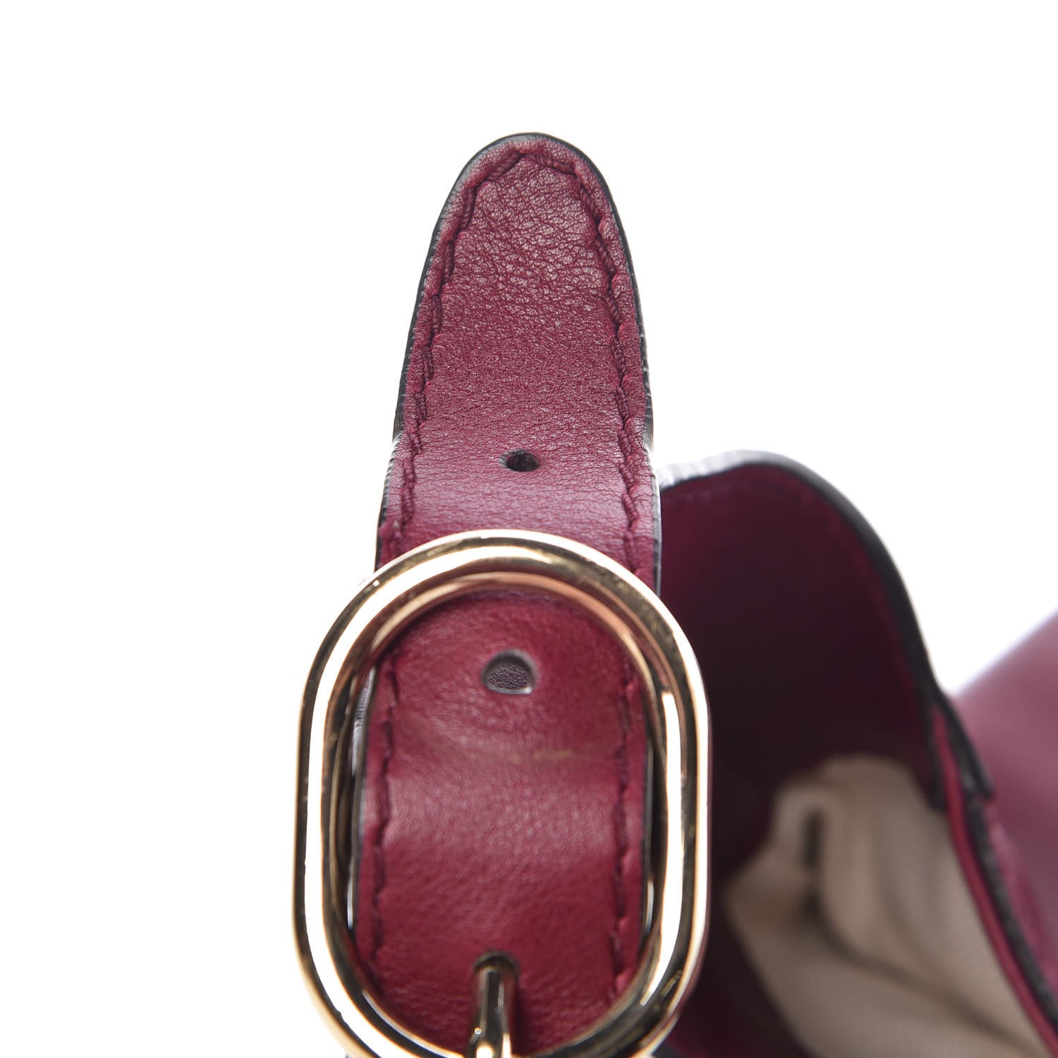 Gucci Calfskin Medium Jackie Shoulder Bag Burgundy 8 of 17