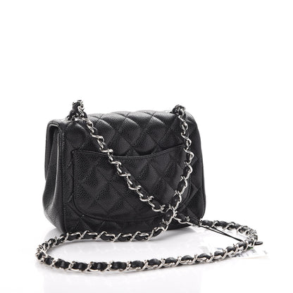 Chanel Caviar Quilted Mini Square Flap Black 3 of 8