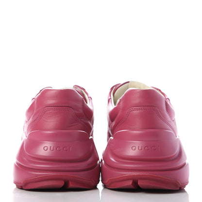 Gucci Calfskin Logo Mens Rhyton Sneakers 7 Box Pink 6 of 8