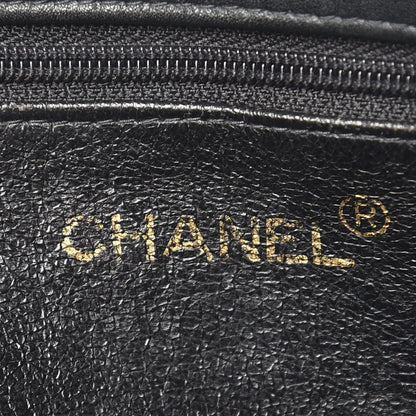 Chanel Lambskin CC Tote Black 6 of 19