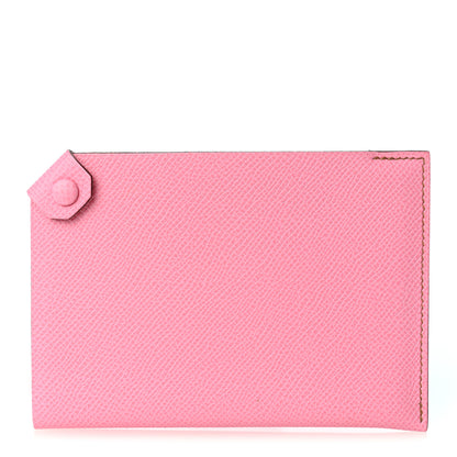 Hermes Epsom Tarmac PM Passport Holder 5P Pink 1 of 7