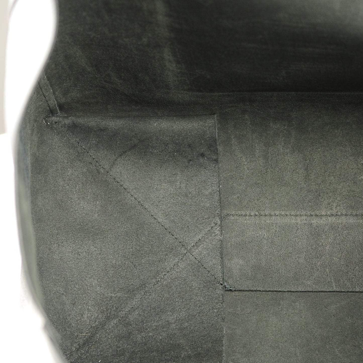 Grained Calfskin Horizontal Cabas Black