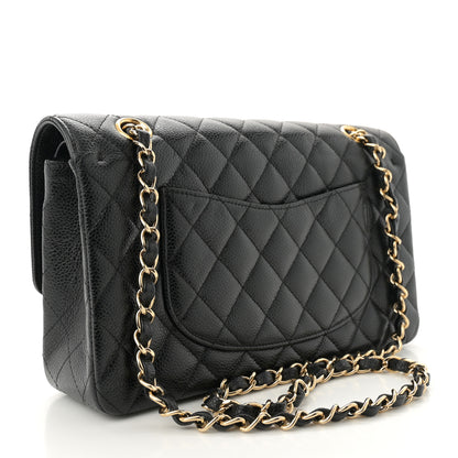 Chanel Caviar Quilted Medium Double Flap Black 3 of 11