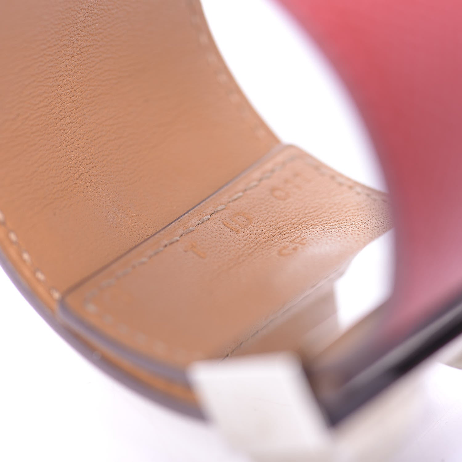 Hermes Epsom Collier de Chien CDC Bracelet S Rouge Casaque 5 of 6