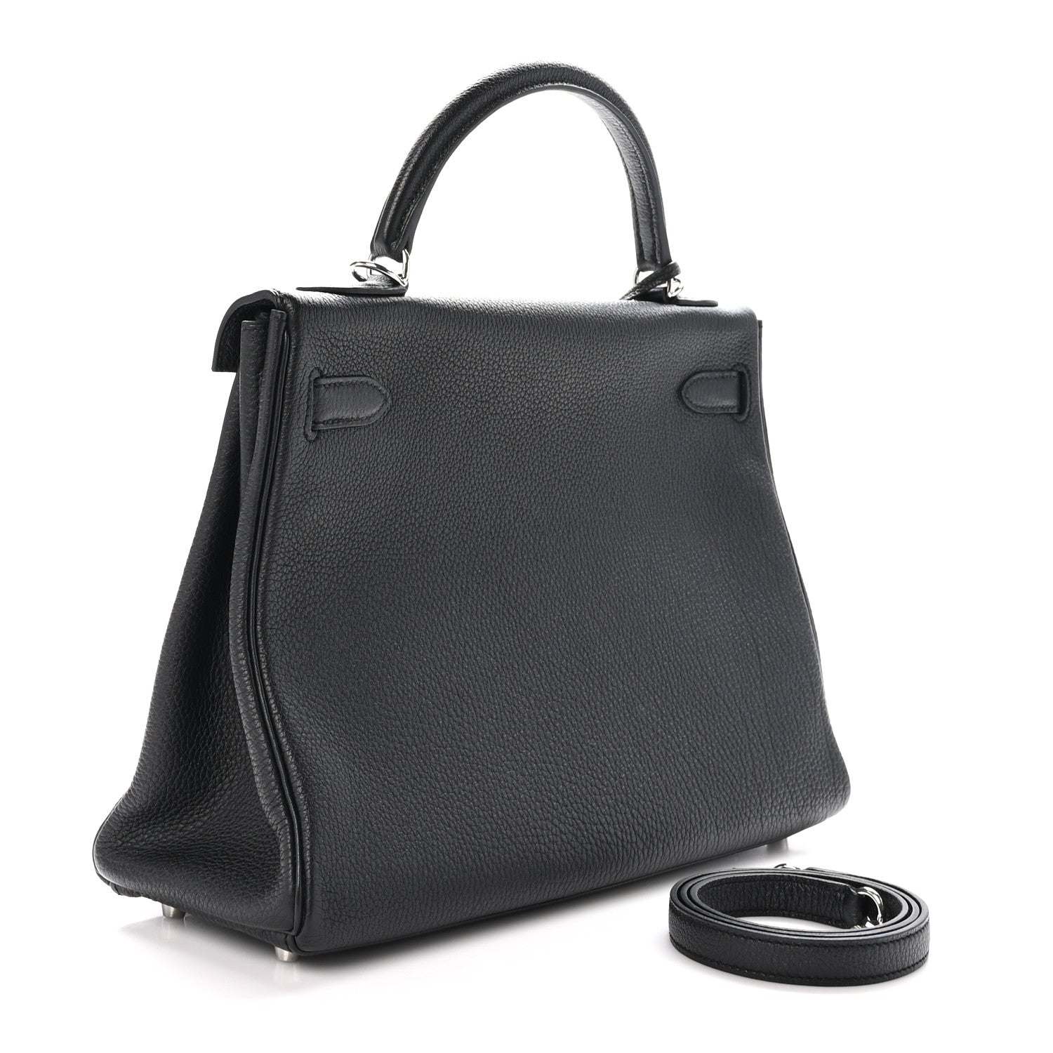 Hermes Togo Kelly Retourne 28 Black 3 of 11