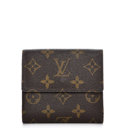 Louis Vuitton Monogram Fleuri Elise Wallet Rose 1 of 10