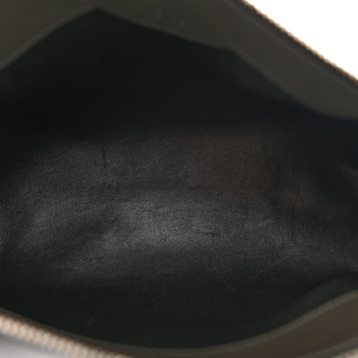 Grained Saddle Calfskin Edith Bag Elephant