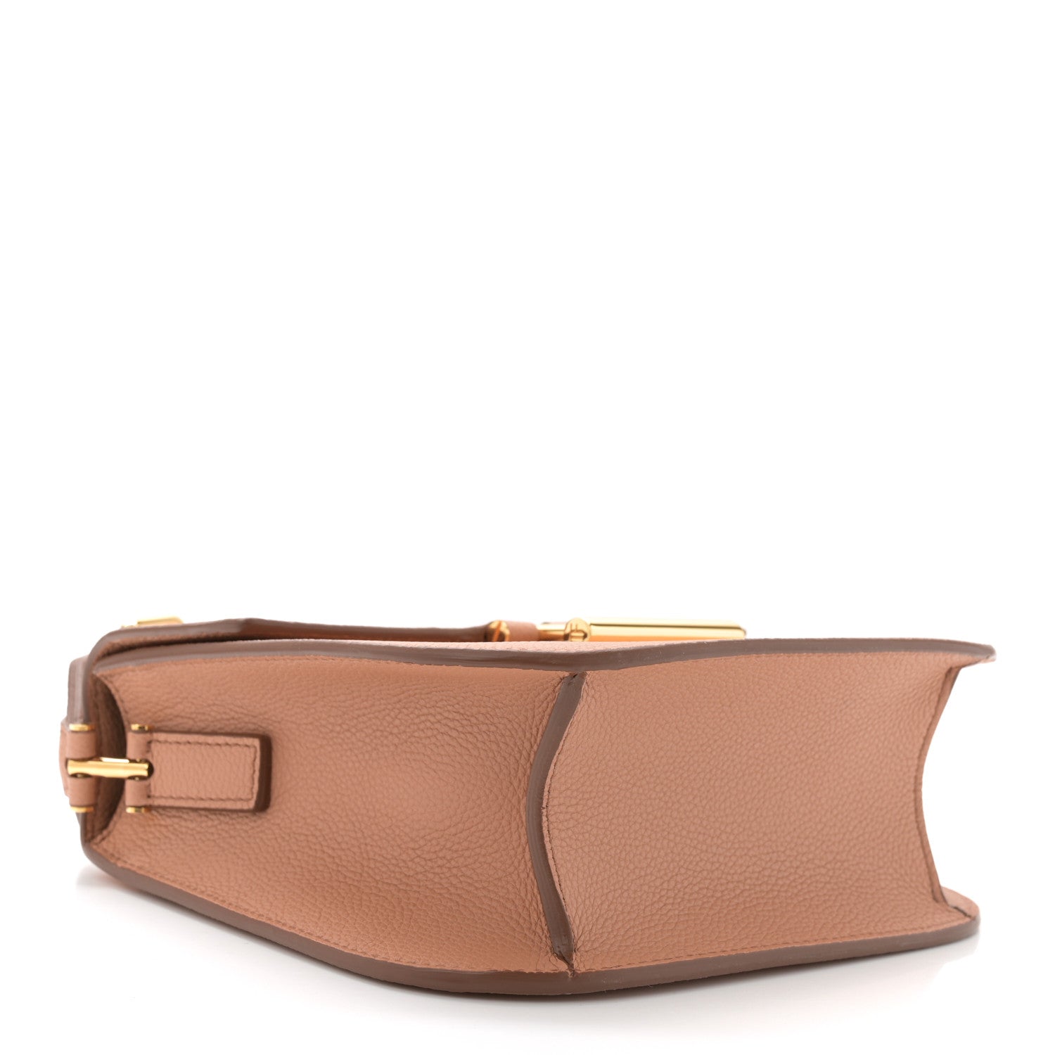 Tom Ford Grained Calfskin Mini T Clasp Tara Crossbody Bag Brown 4 of 9
