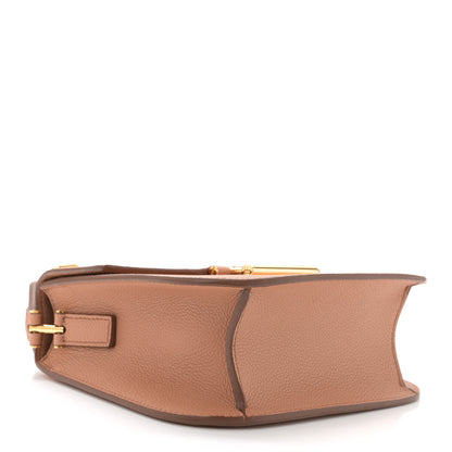 Tom Ford Grained Calfskin Mini T Clasp Tara Crossbody Bag Brown 4 of 9