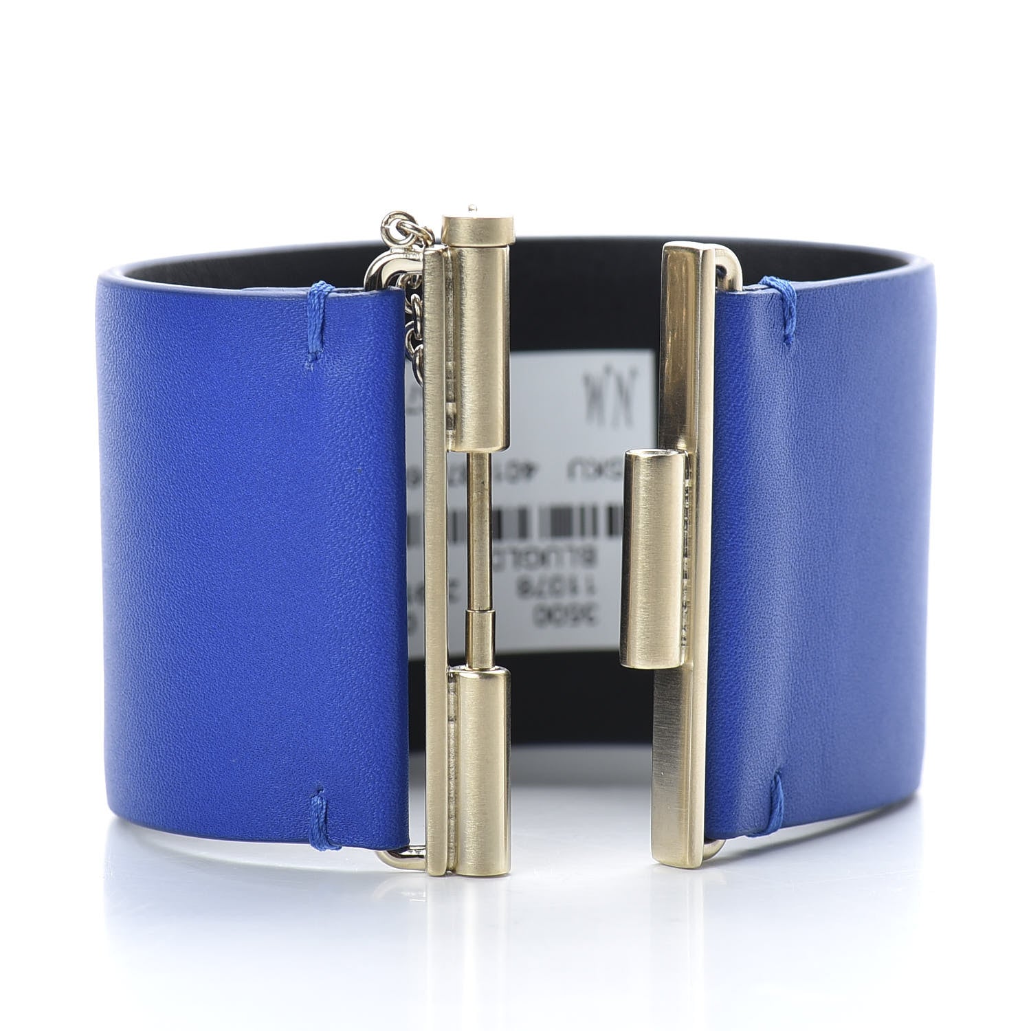Chanel Calfskin CC Wide Cuff M Blue 4 of 7