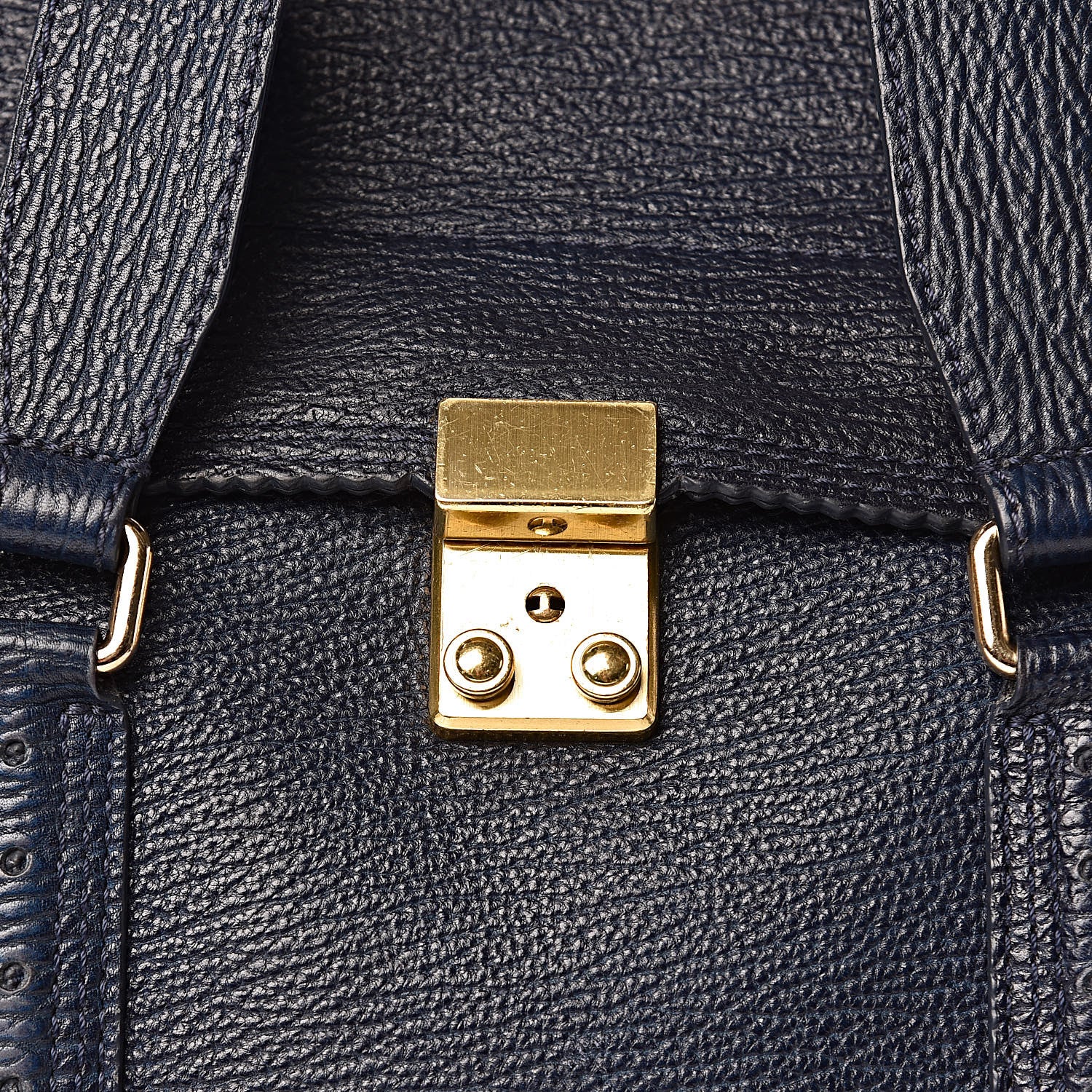 3.1 Phillip Lim 3.1 Textured Calfskin Large Pashli Satchel Ink 12 of 17
