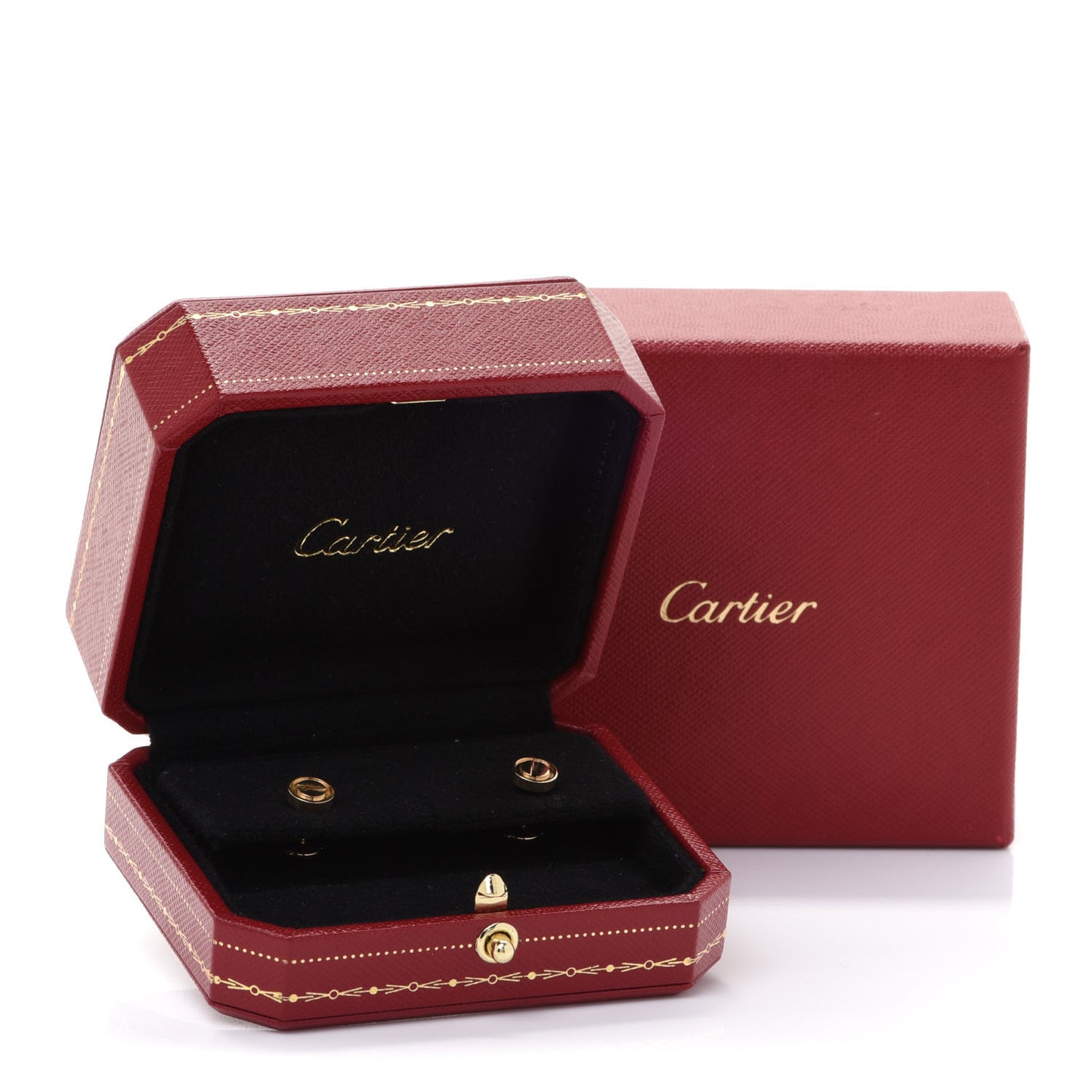 18K Yellow Gold LOVE Earrings