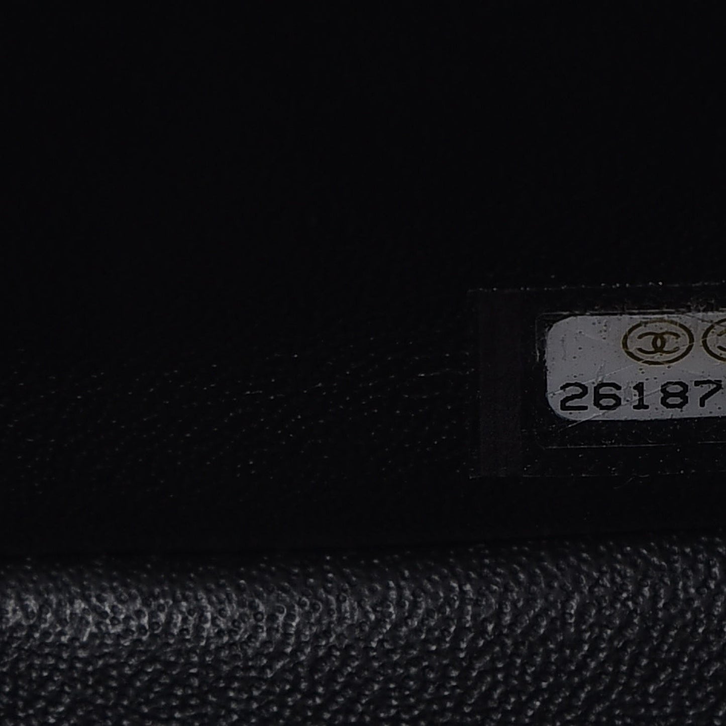 Caviar Quilted Mini Rectangular Flap Black