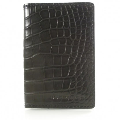 Burberry Alligator Organizer Wallet Black 1 of 8