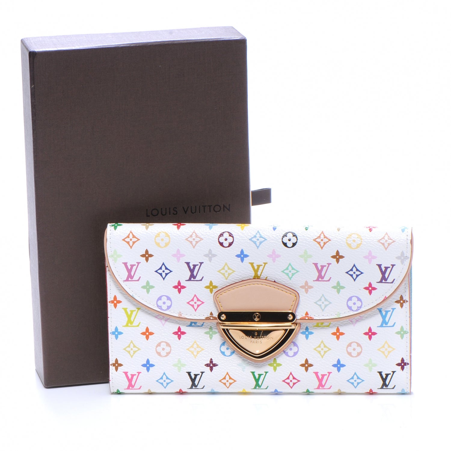Louis Vuitton Monogram Multicolor Eugenie Wallet White 8 of 8
