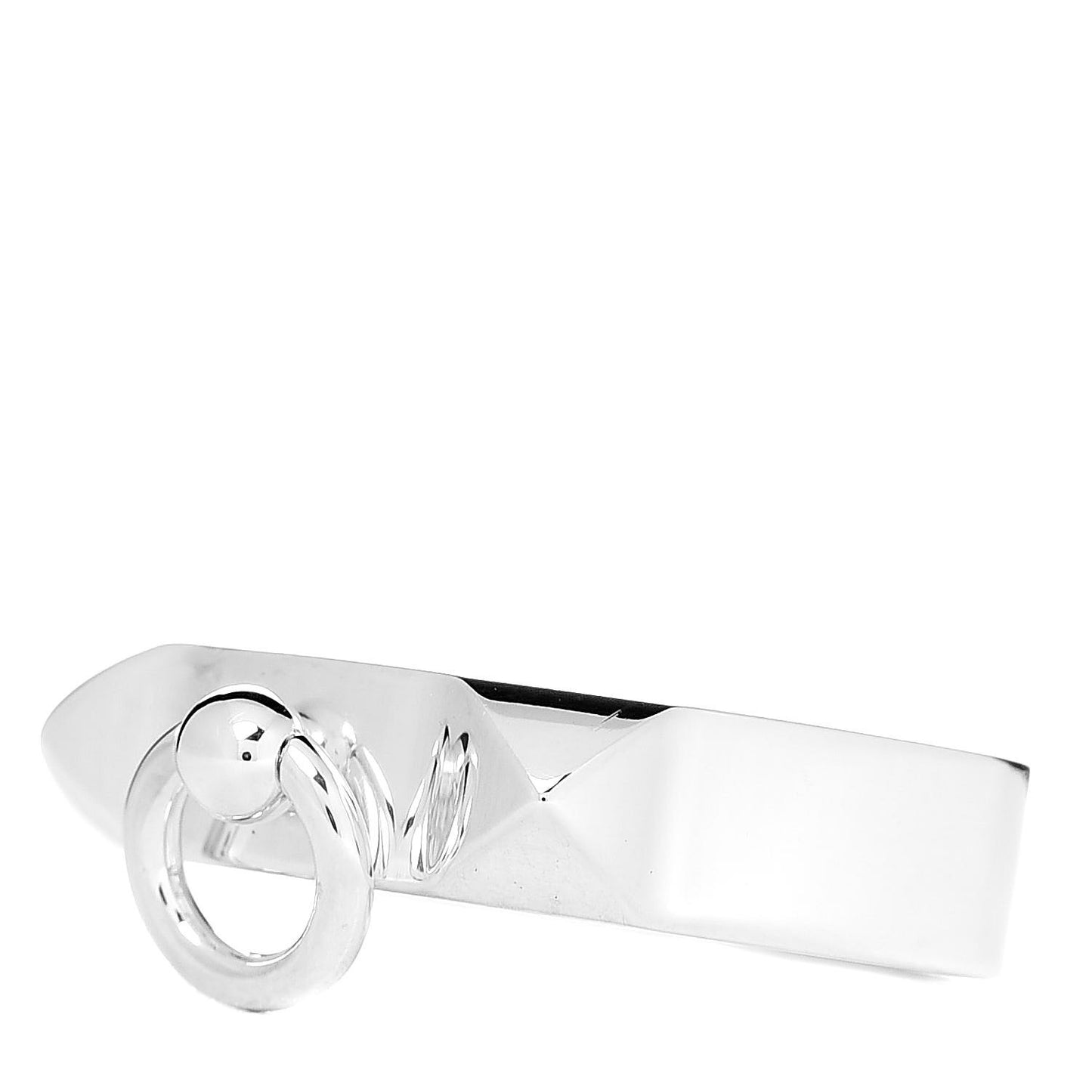 Sterling Silver PM Collier De Chien Ring 54 6.75