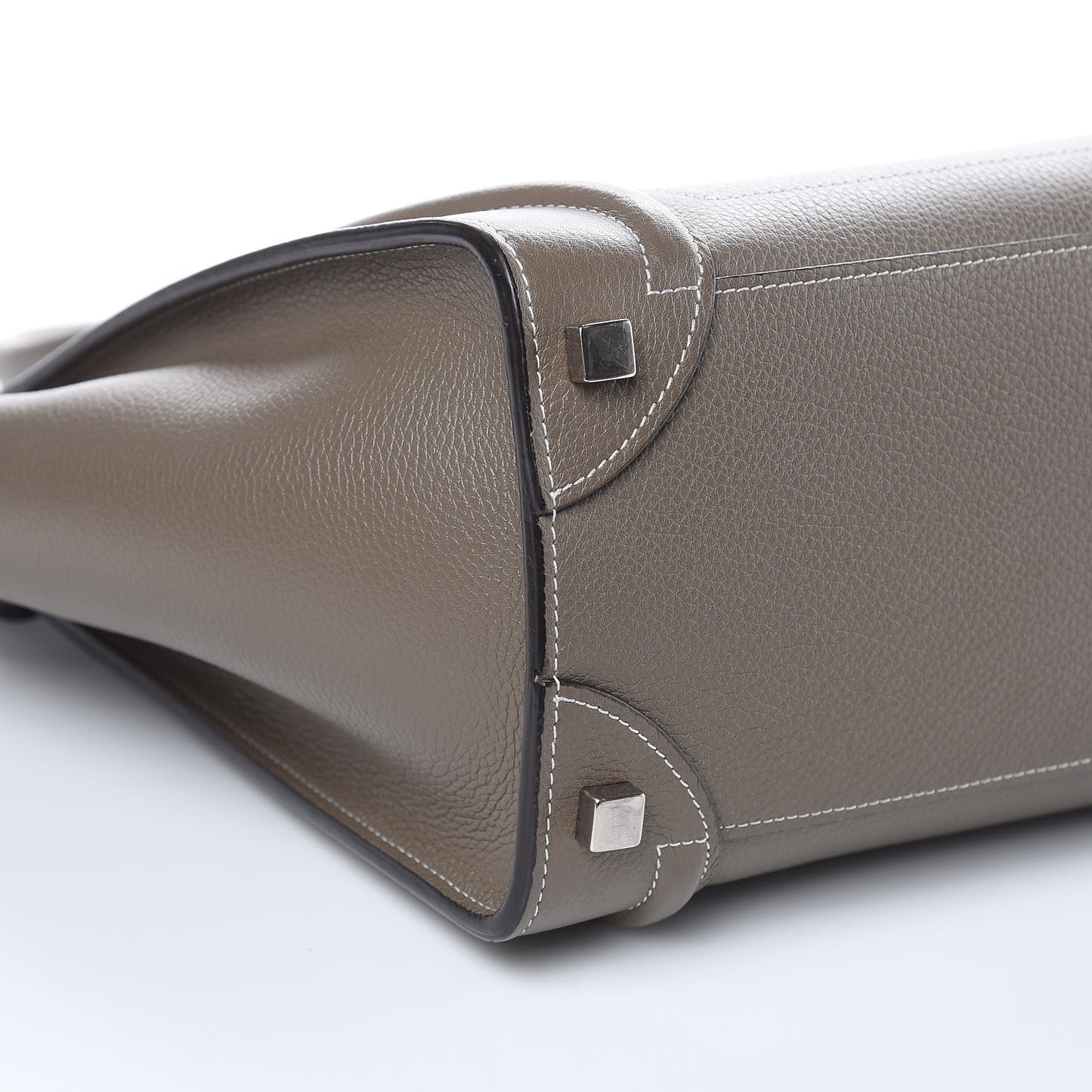 Drummed Calfskin Micro Luggage Souris