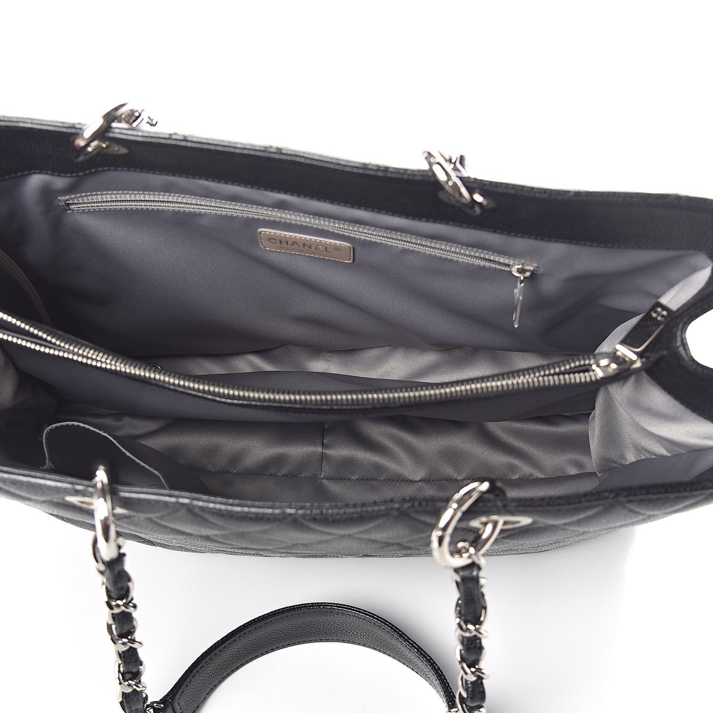 Caviar Quilted XL Grand Shopping Tote GST Black