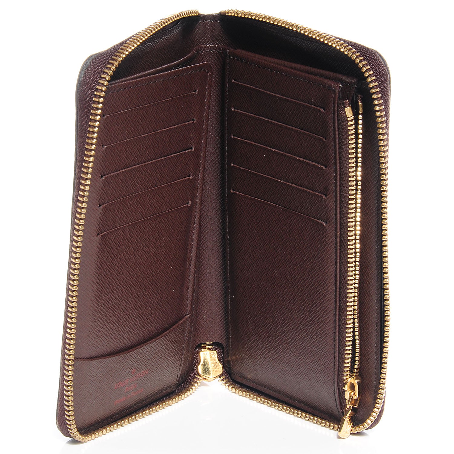 Louis Vuitton Damier Ebene Zippy Compact Wallet 6 of 8