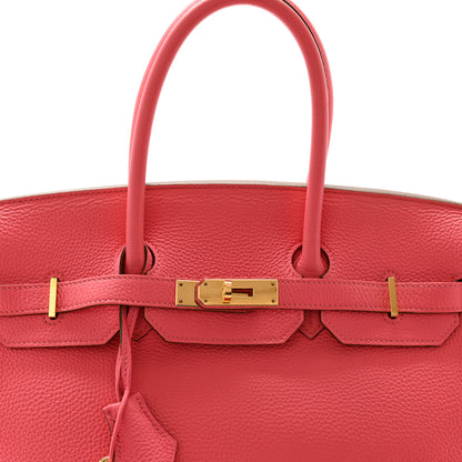 Hermes Togo Birkin 35 Rose Lipstick 8 of 14