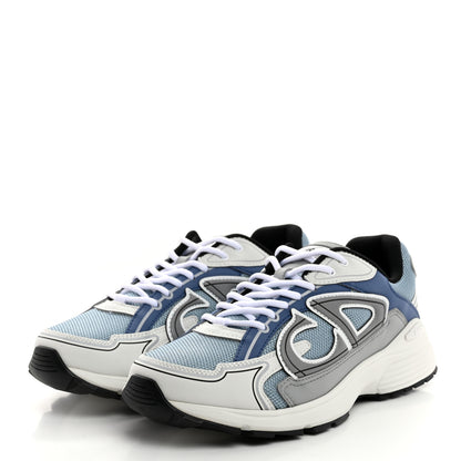 Christian Dior Technical Mesh Calfskin B30 Sneakers 42 White Blue 3 of 10