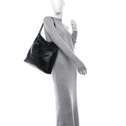 Chanel Shiny Calfskin Quilted Chanel 22 So Black 2 of 13