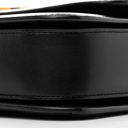 Saint Laurent Box Calfskin Monogram Medium Solferino Satchel Black 10 of 10