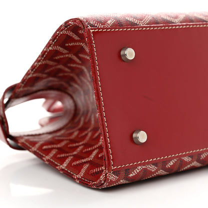Goyard Goyardine Jersey PM Bag Red 8 of 15
