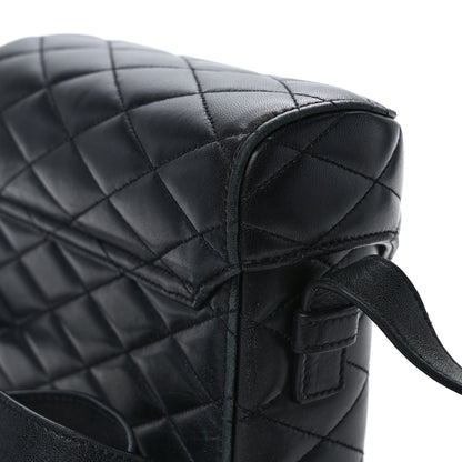 Saint Laurent Lambskin Quilted Monogram June Box Bag Black 12 of 12