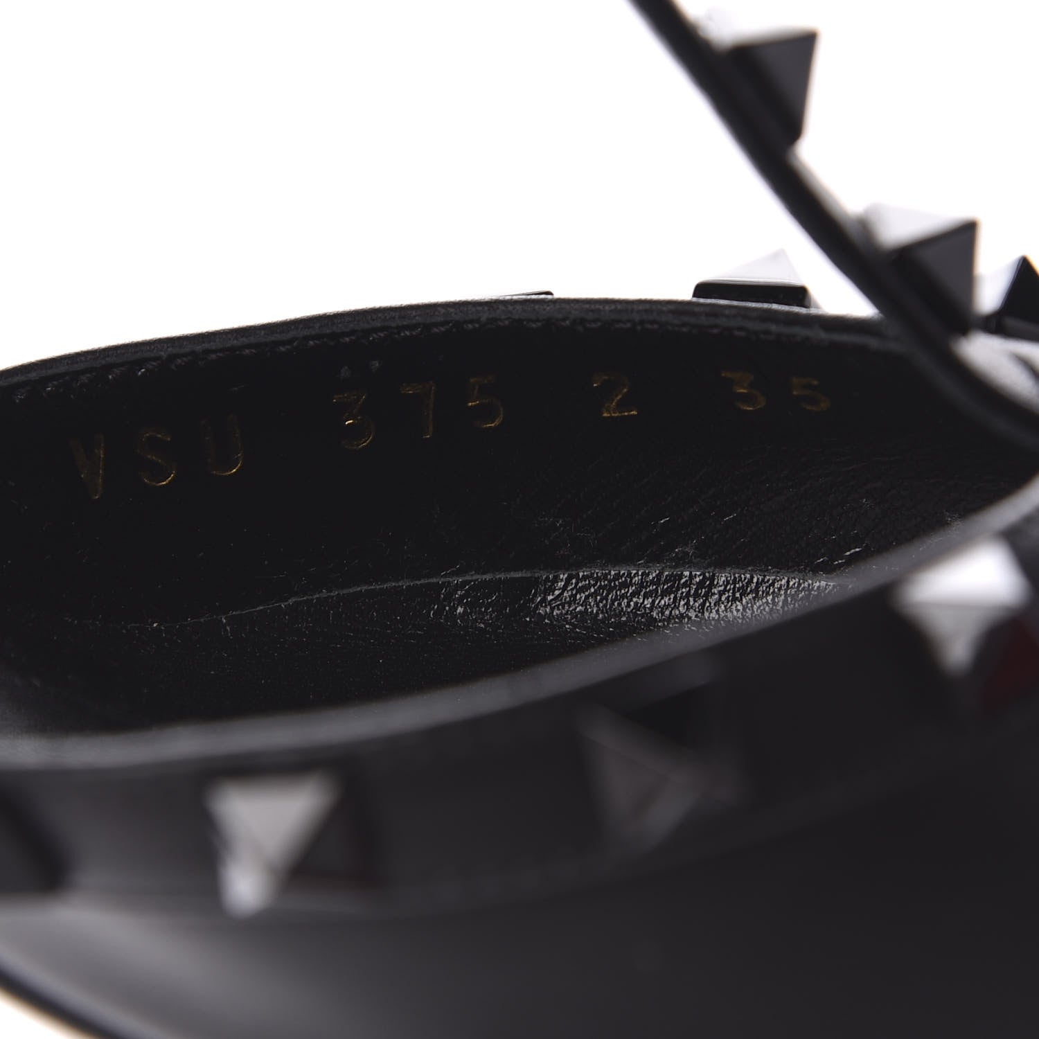 Valentino Garavani Nappa Monochrome Rockstud Ankle Strap 65mm Pumps 35 Black 8 of 9