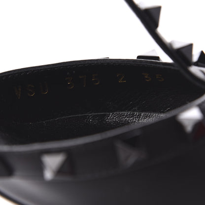 Valentino Garavani Nappa Monochrome Rockstud Ankle Strap 65mm Pumps 35 Black 8 of 9