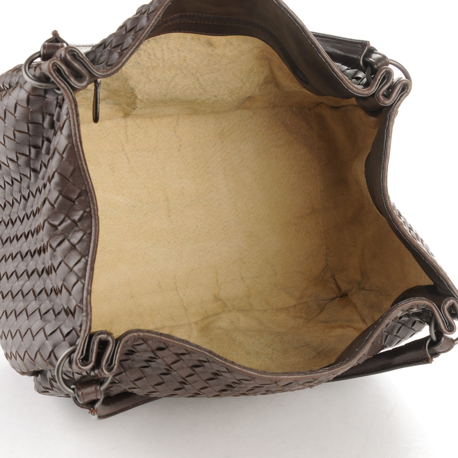 Bottega Veneta Nappa Intrecciato Parachute Bag Ebano 5 of 9