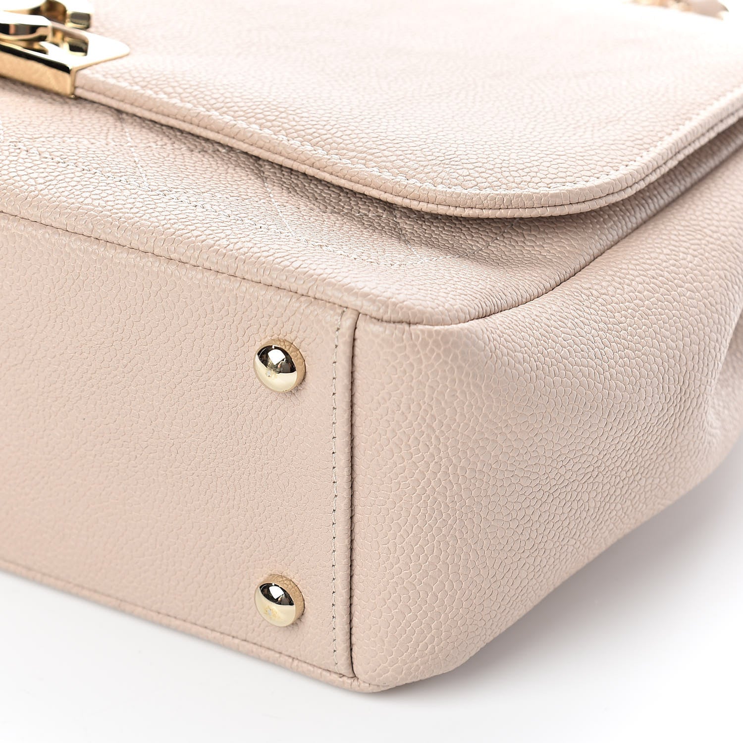 Chanel Caviar Quilted Flap Light Beige 9 of 9