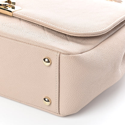 Chanel Caviar Quilted Flap Light Beige 9 of 9