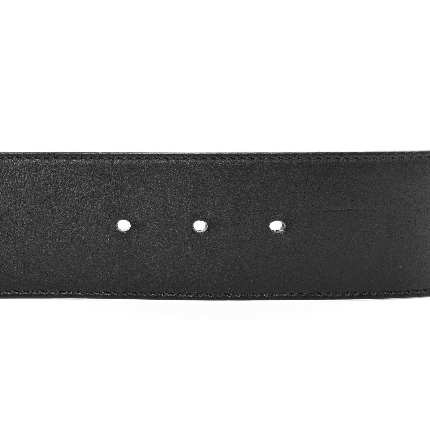 Gucci Calfskin Lizard Double G 50mm Belt 85 34 Black 3 of 8