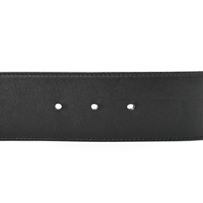 Gucci Calfskin Lizard Double G 50mm Belt 85 34 Black 3 of 8