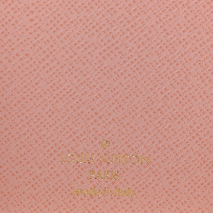 Louis Vuitton Damier Azur Victorine Wallet Rose Ballerine 6 of 9