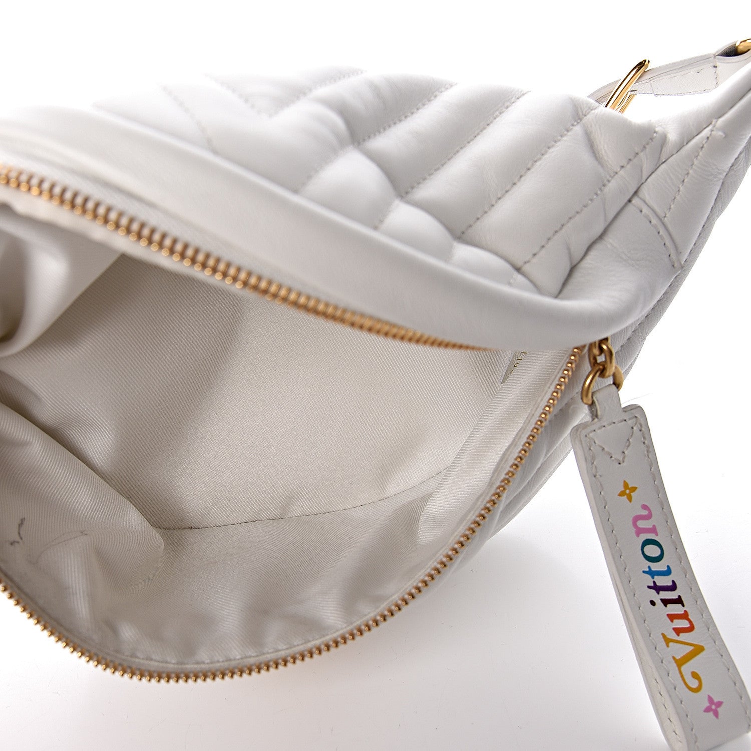 Louis Vuitton Calfskin New Wave Bumbag Snow 5 of 13