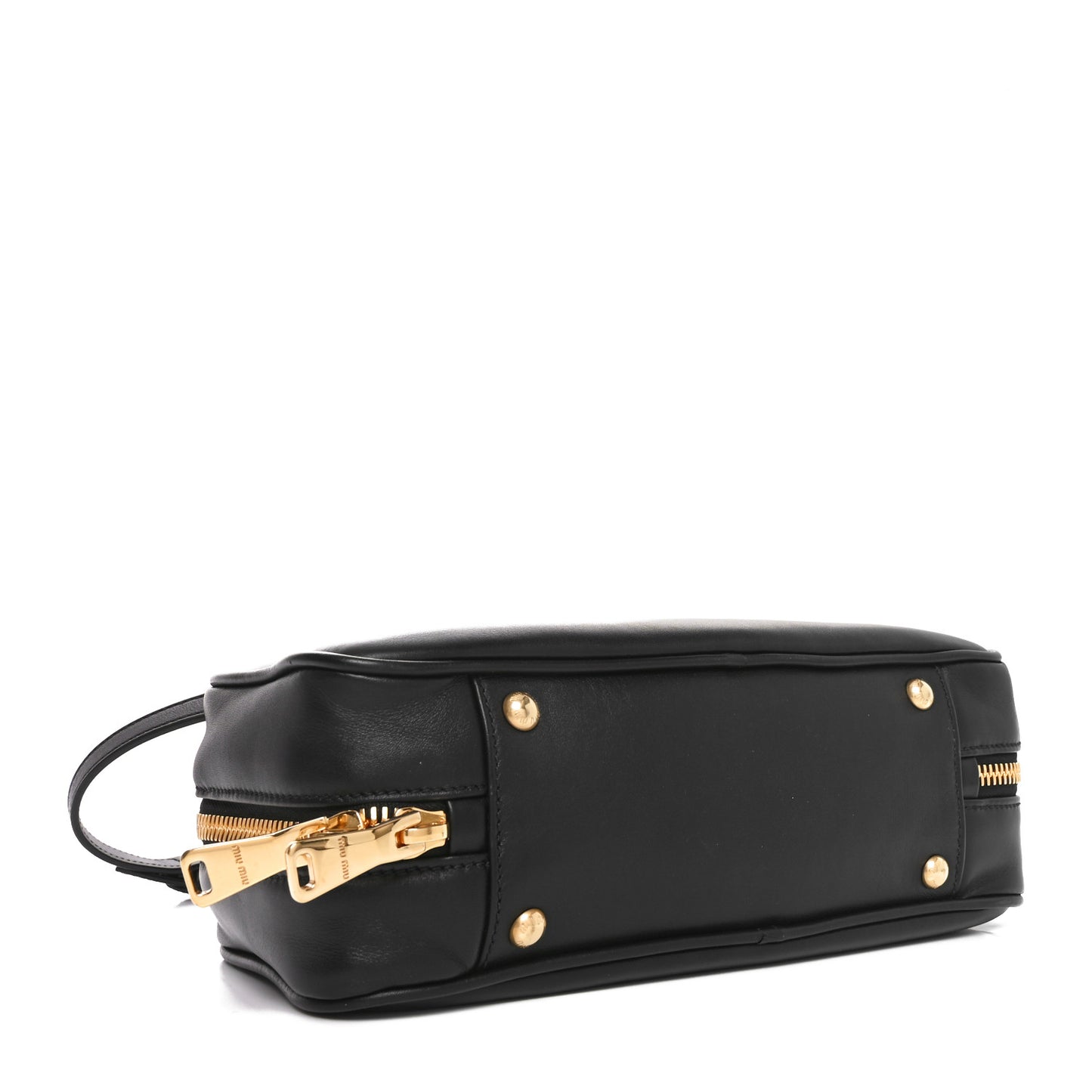 Calfskin Arcadie Top Handle Bag Black