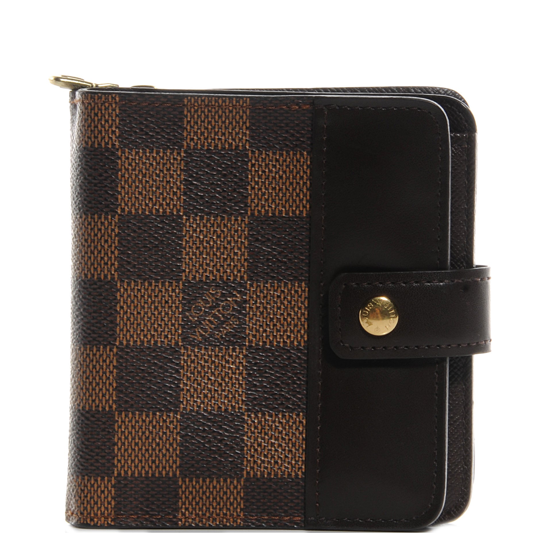 Louis Vuitton Damier Ebene Zippe Zipped Compact Wallet 1 of 7