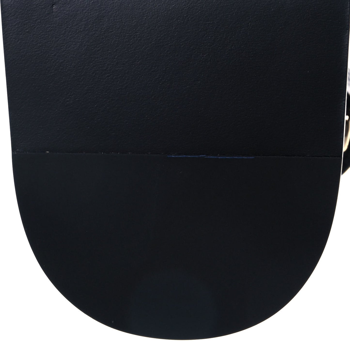 Grained Calfskin Velcro Dad Sandals 35 Black