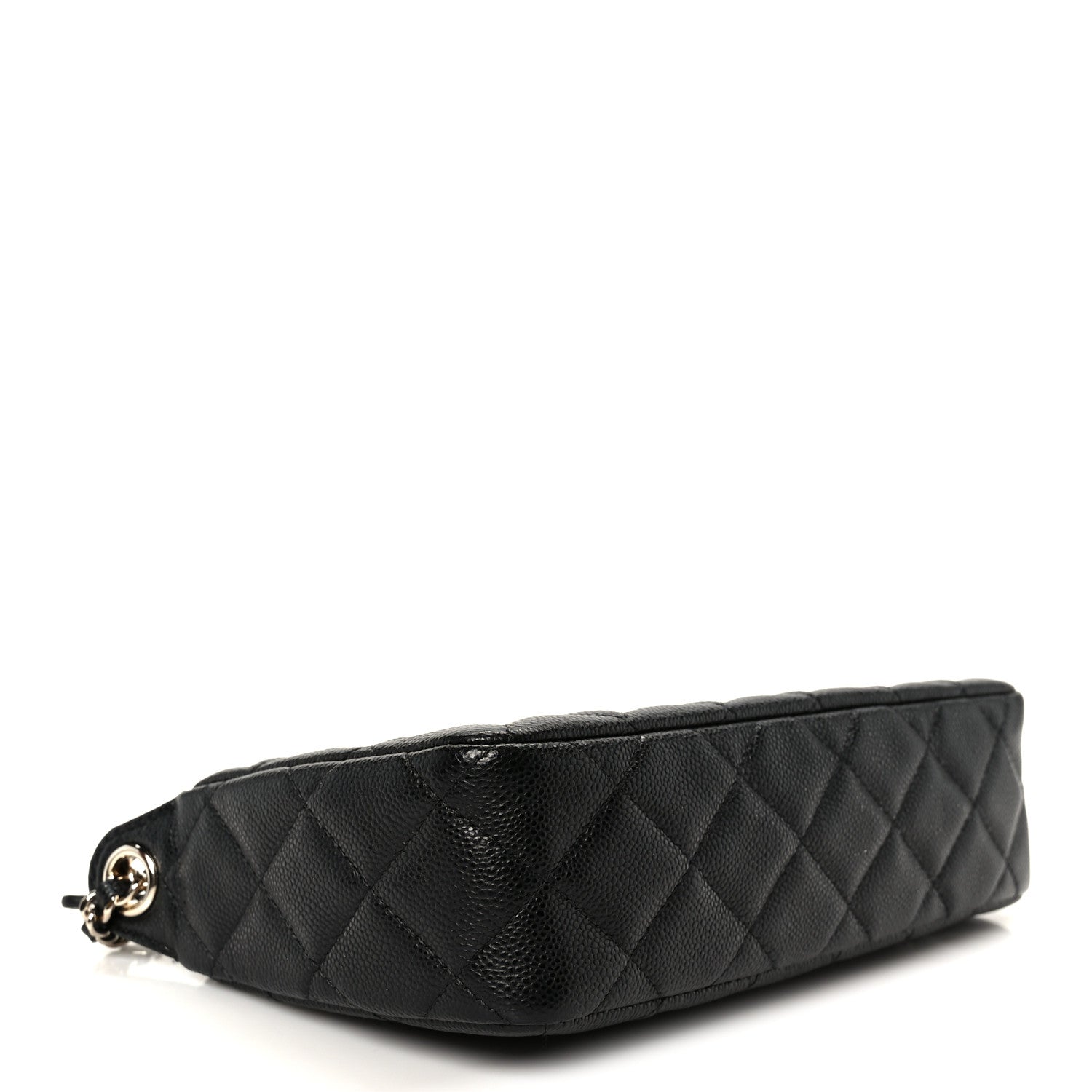Chanel Caviar Quilted Purse With Chain Black 4 of 11