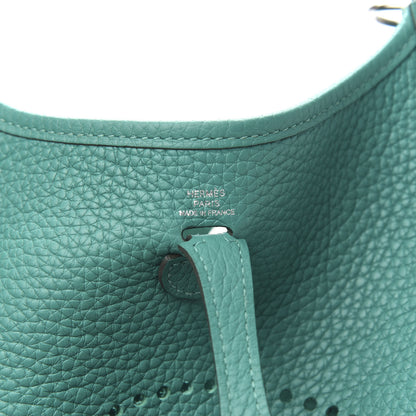 Hermes Taurillon Clemence Evelyne TPM Vert Verone 7 of 12