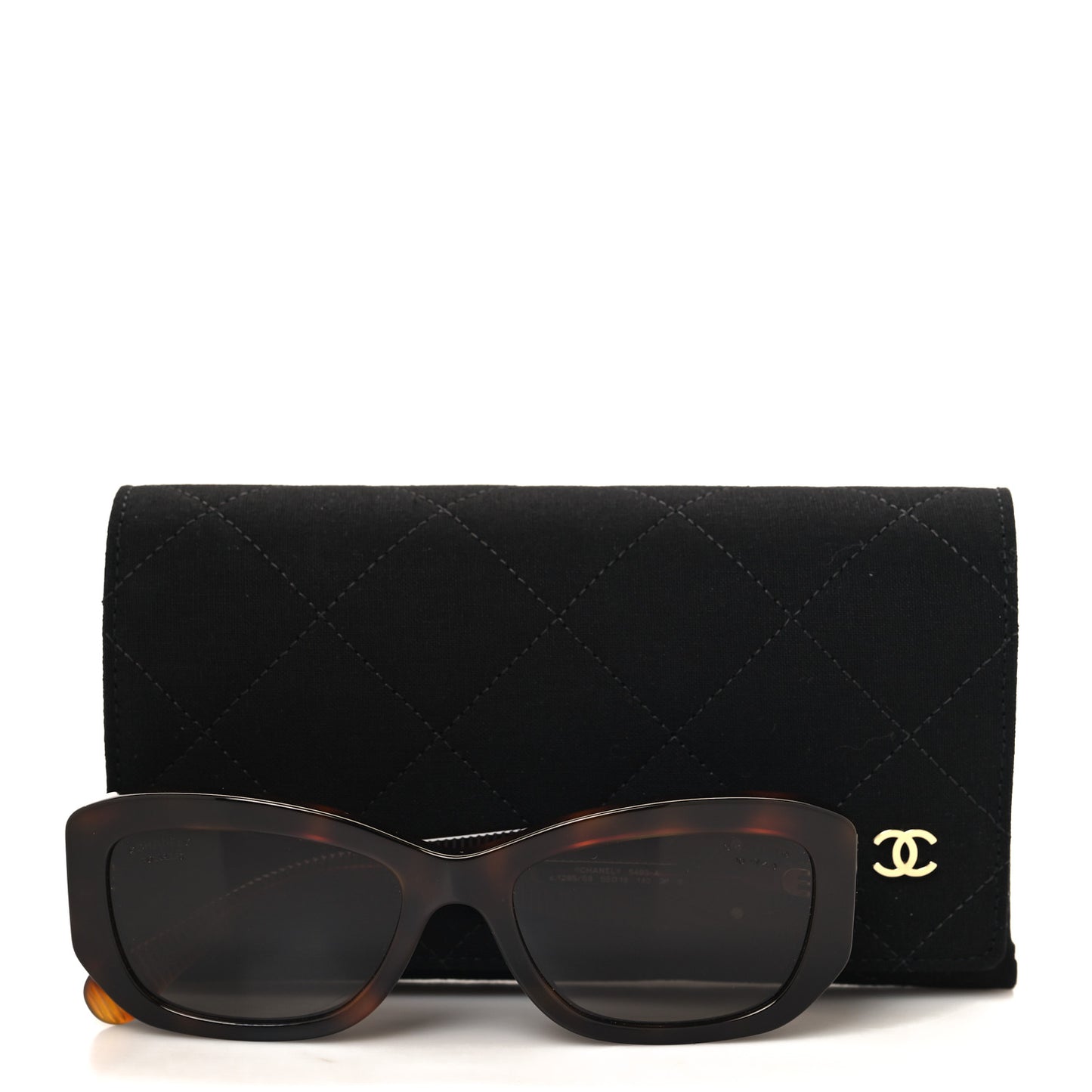 Acetate Polarized Rectangle Sunglasses 5493-A Tortoise