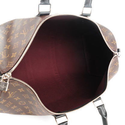 Louis Vuitton Monogram Macassar Keepall Bandouliere 45 6 of 7
